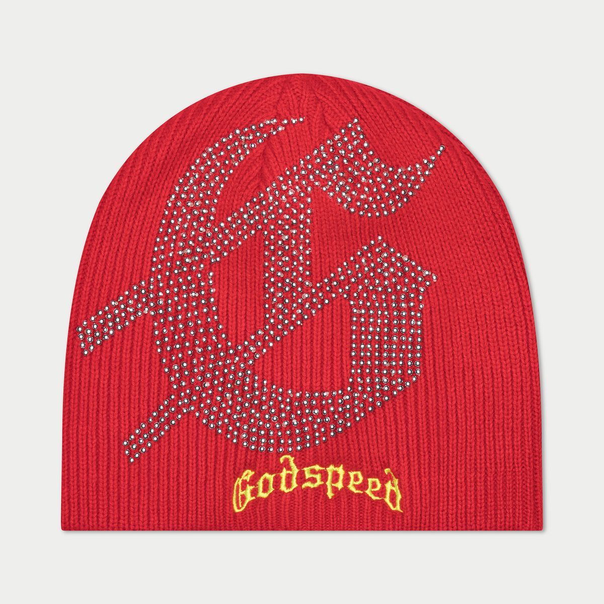 GODSPEED STUDDED Beanie (RED YELLOW)