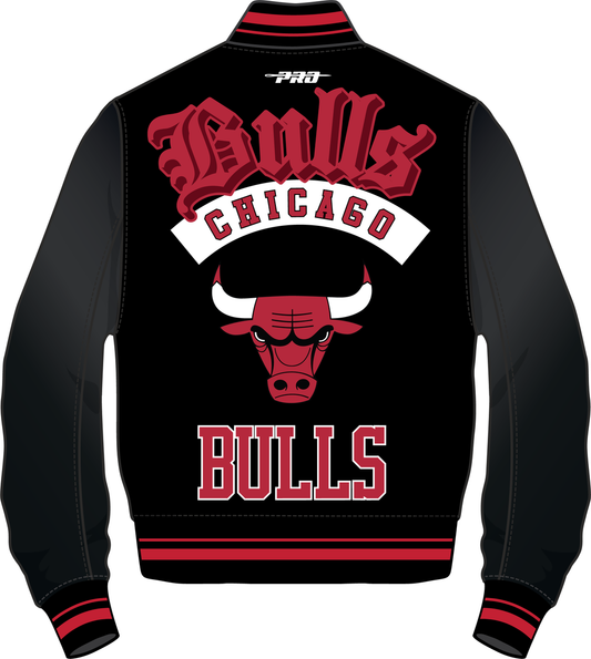 CHICAGO BULLS BEST OF M RIB WOOL VARSITY JACKET (BCB6516418)