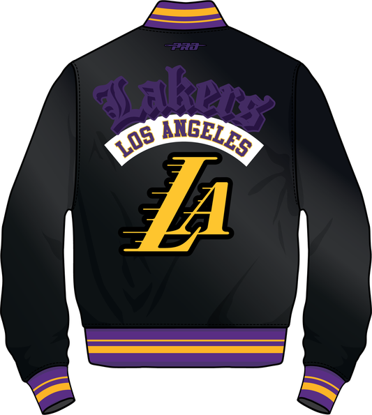 LOS ANGELES LAKERS BEST OF M RIB SATIN JACKET (BLL6516382)