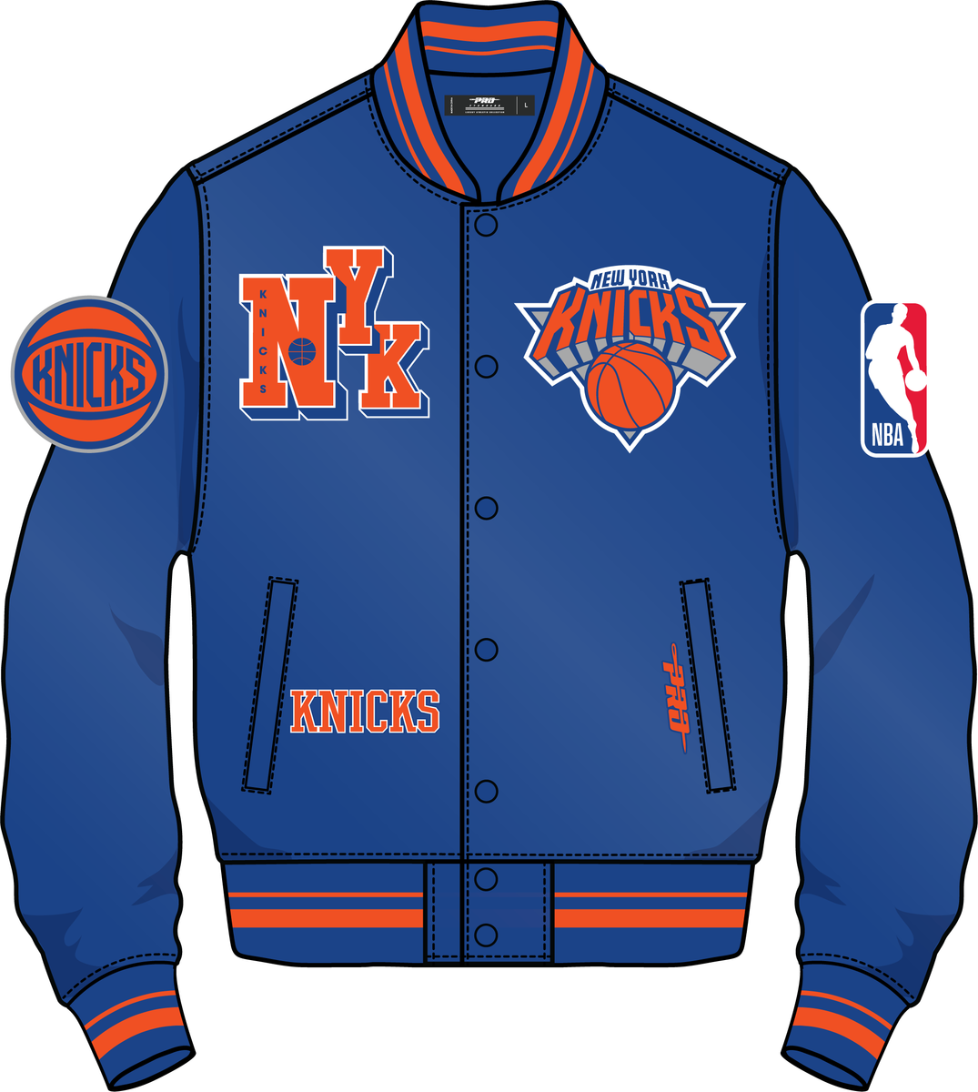 NEW YORK KNICKS BEST OF M RIB SATIN JACKET (BNK6516295)