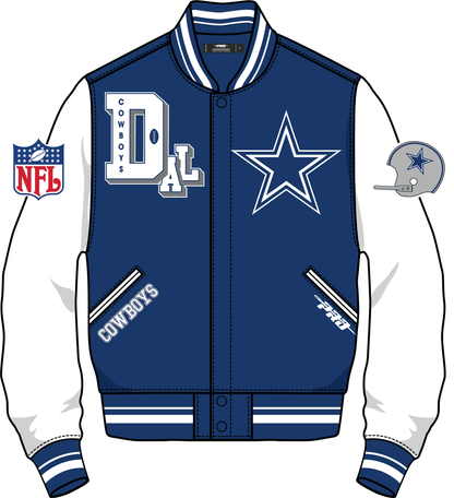 DALLAS COWBOYS BEST OF M RIB WOOL VARSITY JACKET (FDC6411191)