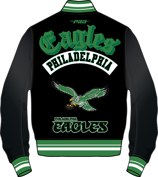 PHILADELPHIA EAGLES BEST OF M RIB WOOL VARSITY JACKET (FPE6411169)