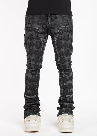 GUAPI Obsidian Black Stars Denim