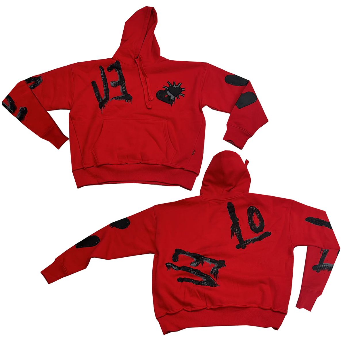 HUDSON LOVE HOODY (547)-RED