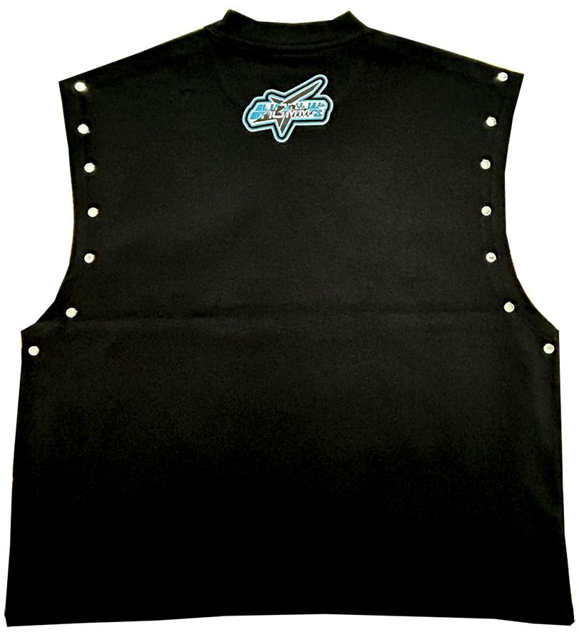 HUDSON DREAMSTATE SLEEVLESS TEE 320GSM (577) BLACK