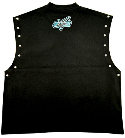 HUDSON DREAMSTATE SLEEVLESS TEE 320GSM (577) BLACK