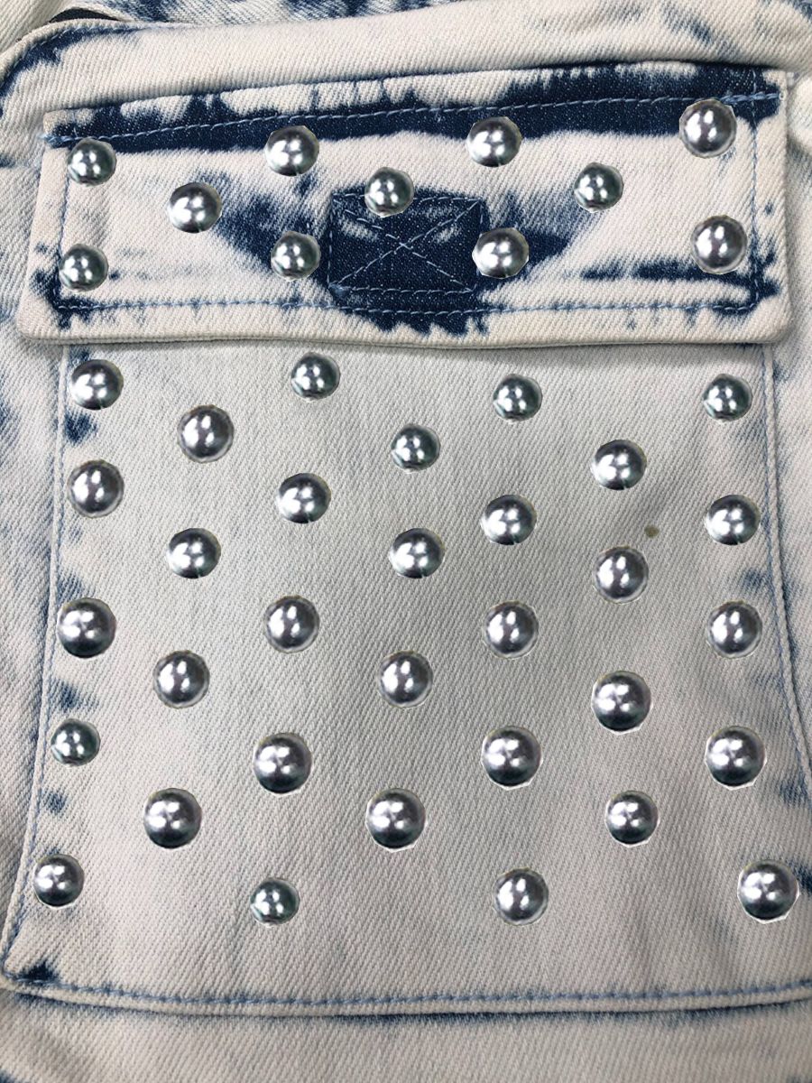 HUDSON STUDDED CARGO SHORT (567) ICE BLUE