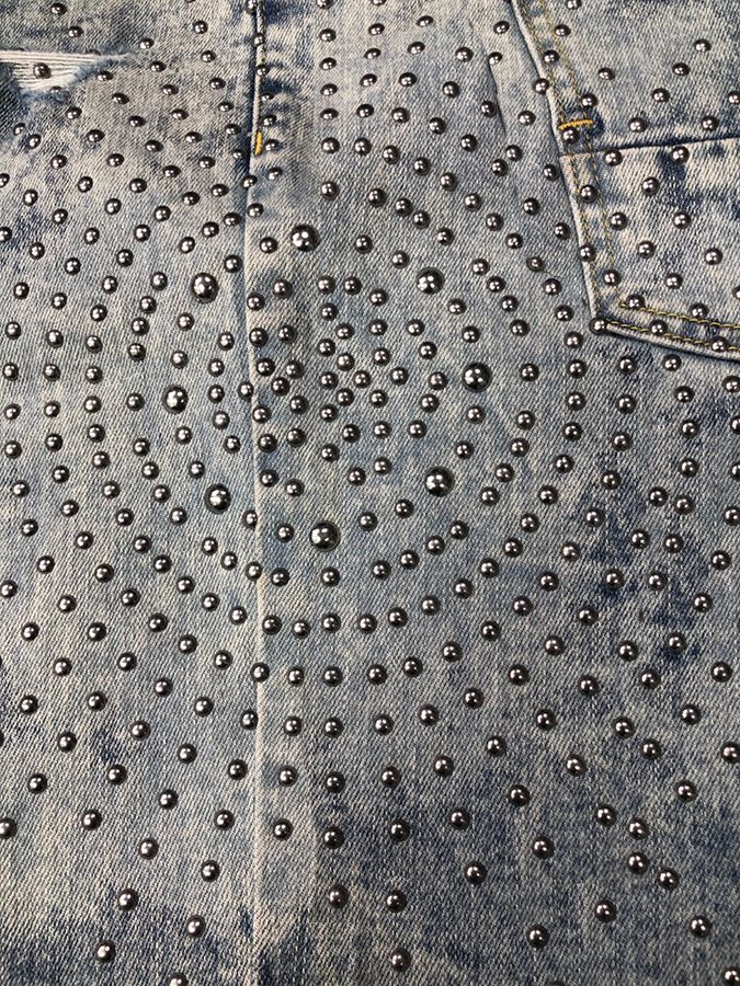 HUDSON STUDDED BURST SHORT (568) M BLUE