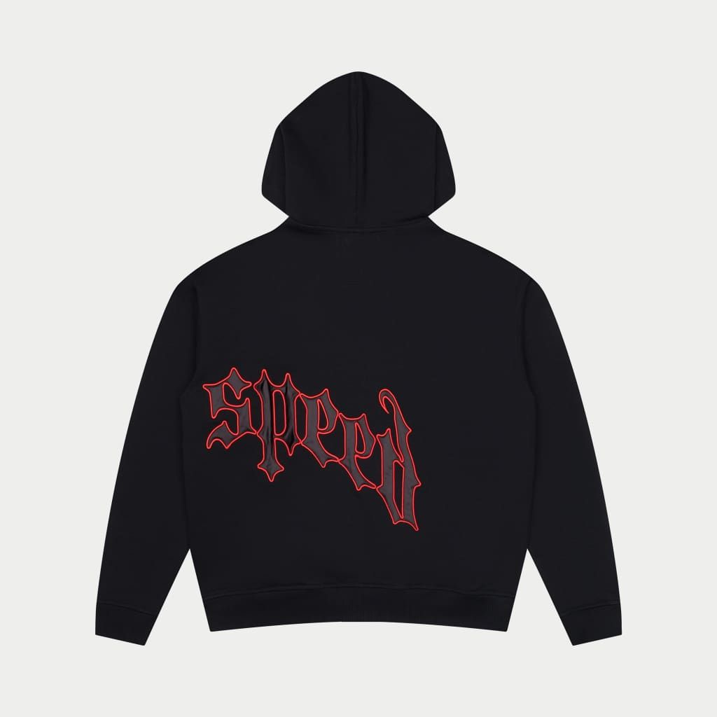 GOD SPEED OG Logo Sweatsuit V2 (Blk/Red)