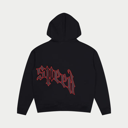 GOD SPEED OG Logo Sweatsuit V2 (Blk/Red)