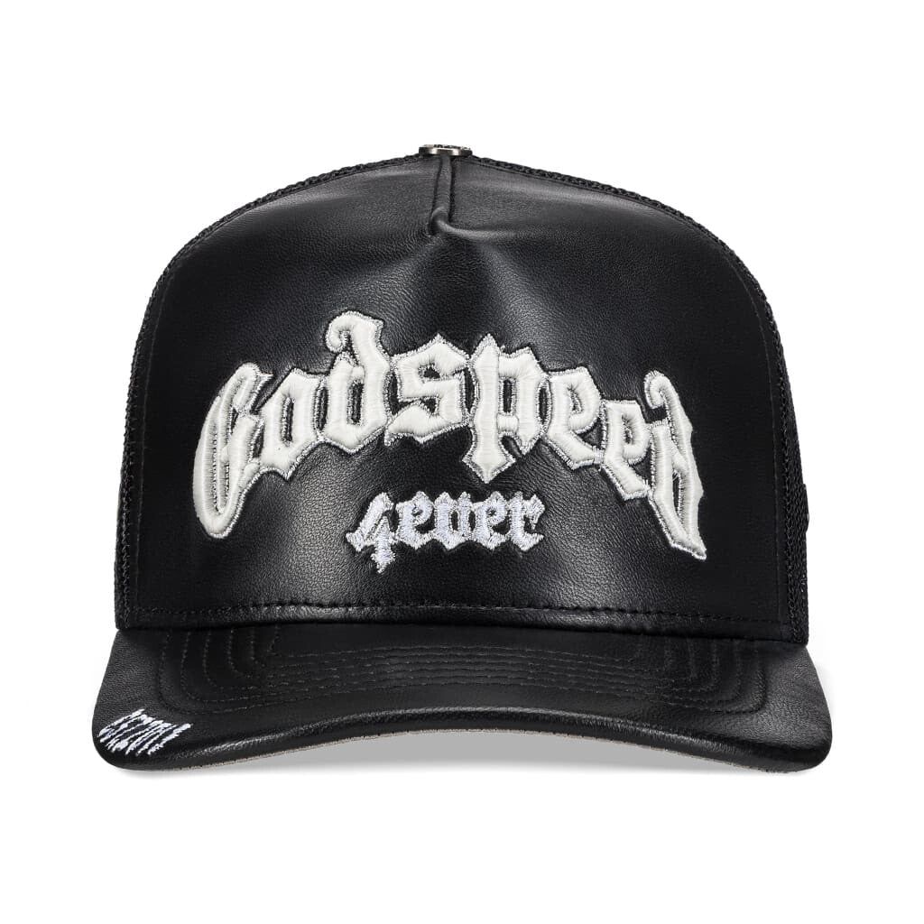 GS Forever Premium Leather Trucker Hat - Godspeed