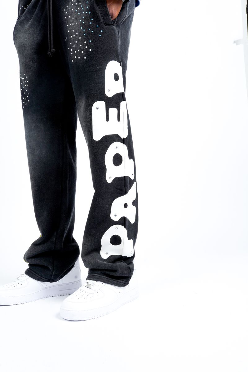 PAPER SWEATPANTS (BH2989-1 SWEATPANTS) BLACK