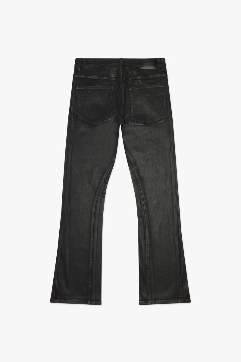 VALABASAS MR STACKED VLBS-VJ3-1005-BLACk WASH WAXED