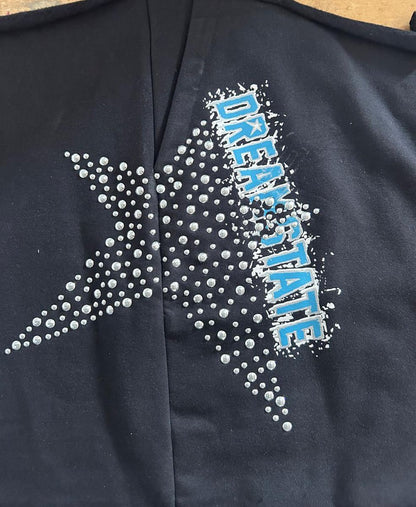 HUDSON DREAMSTATE FLEECE SHORT w/STUDS (580) BLACK