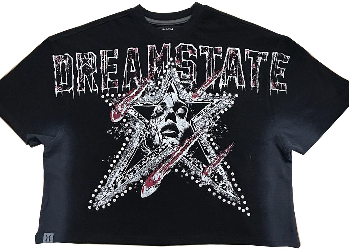 HUDSON DREAMSTATE TEE 320GSM (579) BLACK