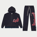 GOD SPEED OG Logo Sweatsuit V2 (Navy/Red)