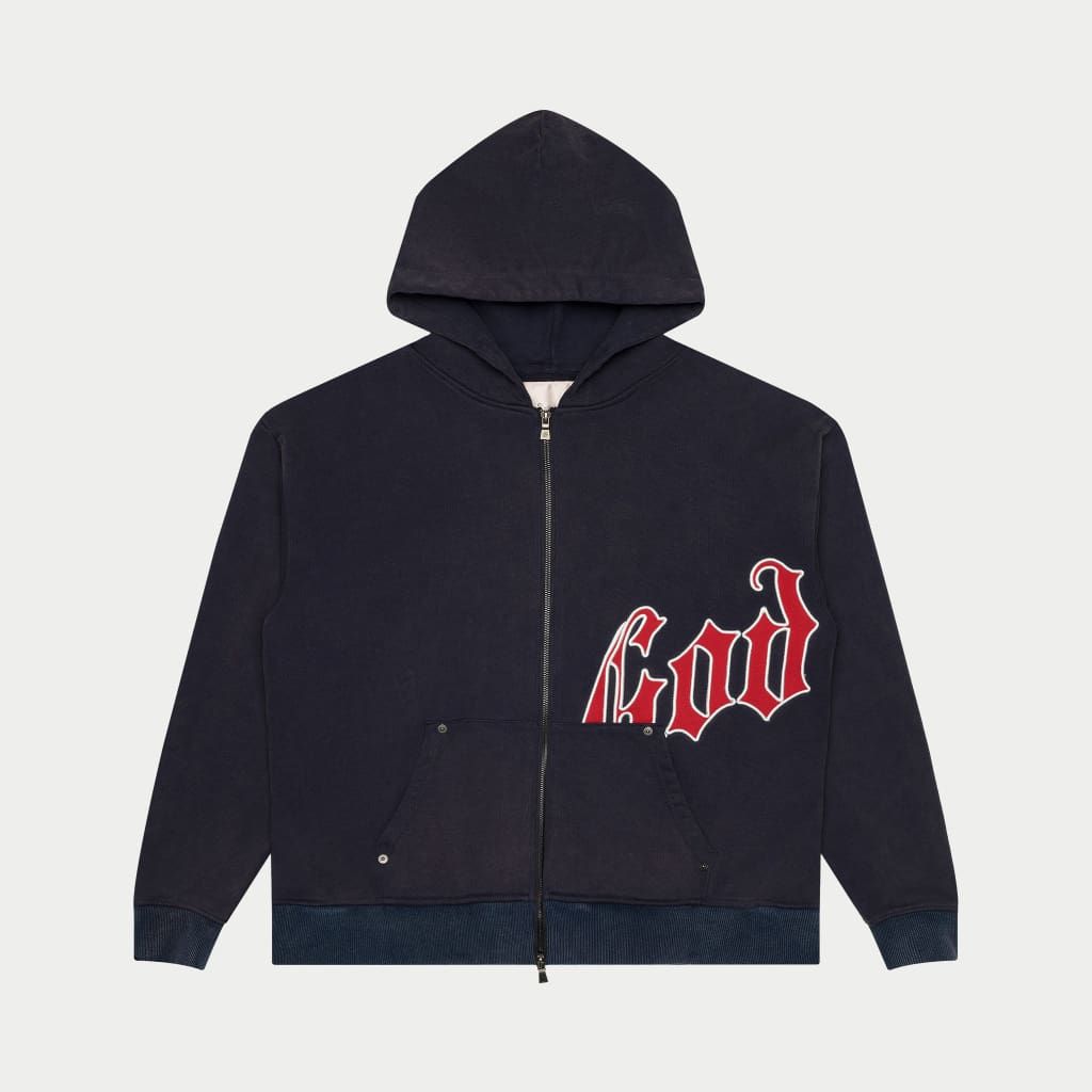 GOD SPEED OG Logo Sweatsuit V2 (Navy/Red)