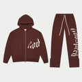 GOD SPEED OG Logo Sweatsuit V2 (Brown/White)