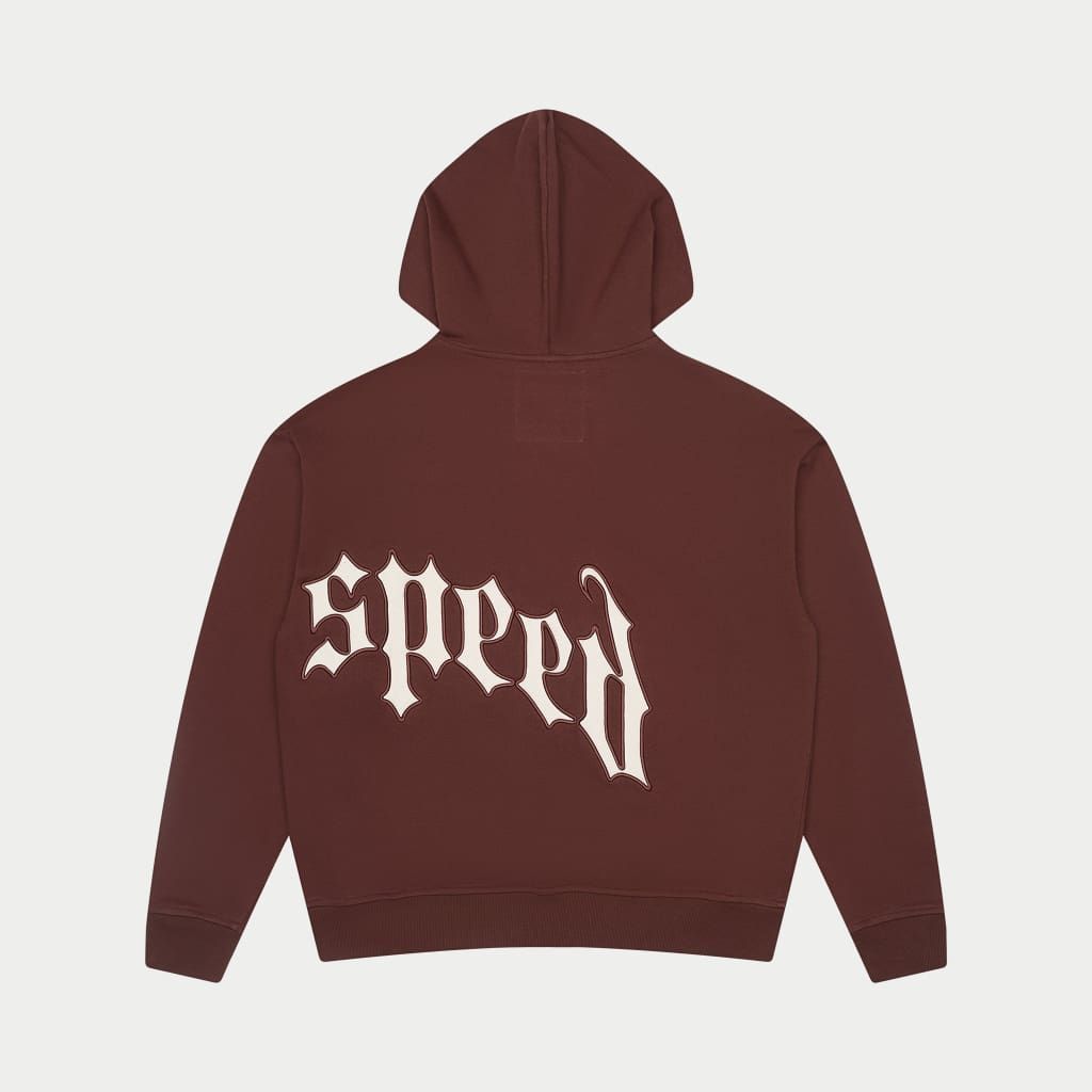 GOD SPEED OG Logo Sweatsuit V2 (Brown/White)