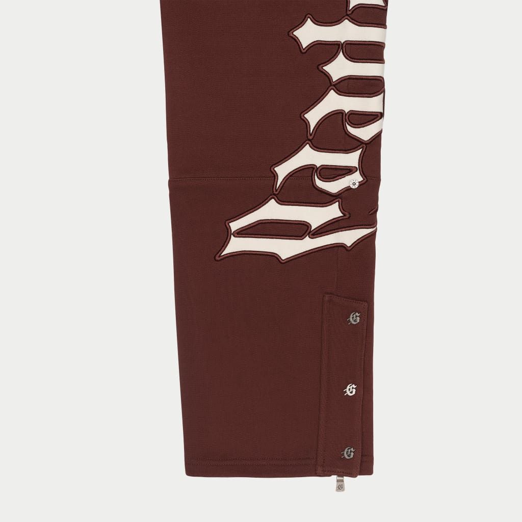 GOD SPEED OG Logo Sweatsuit V2 (Brown/White)