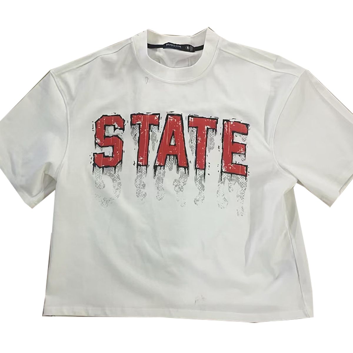 HUDSON STATE TEE 285GSM (578) WHITE