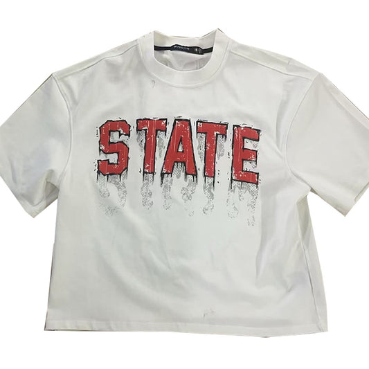 HUDSON STATE TEE 285GSM (578) WHITE