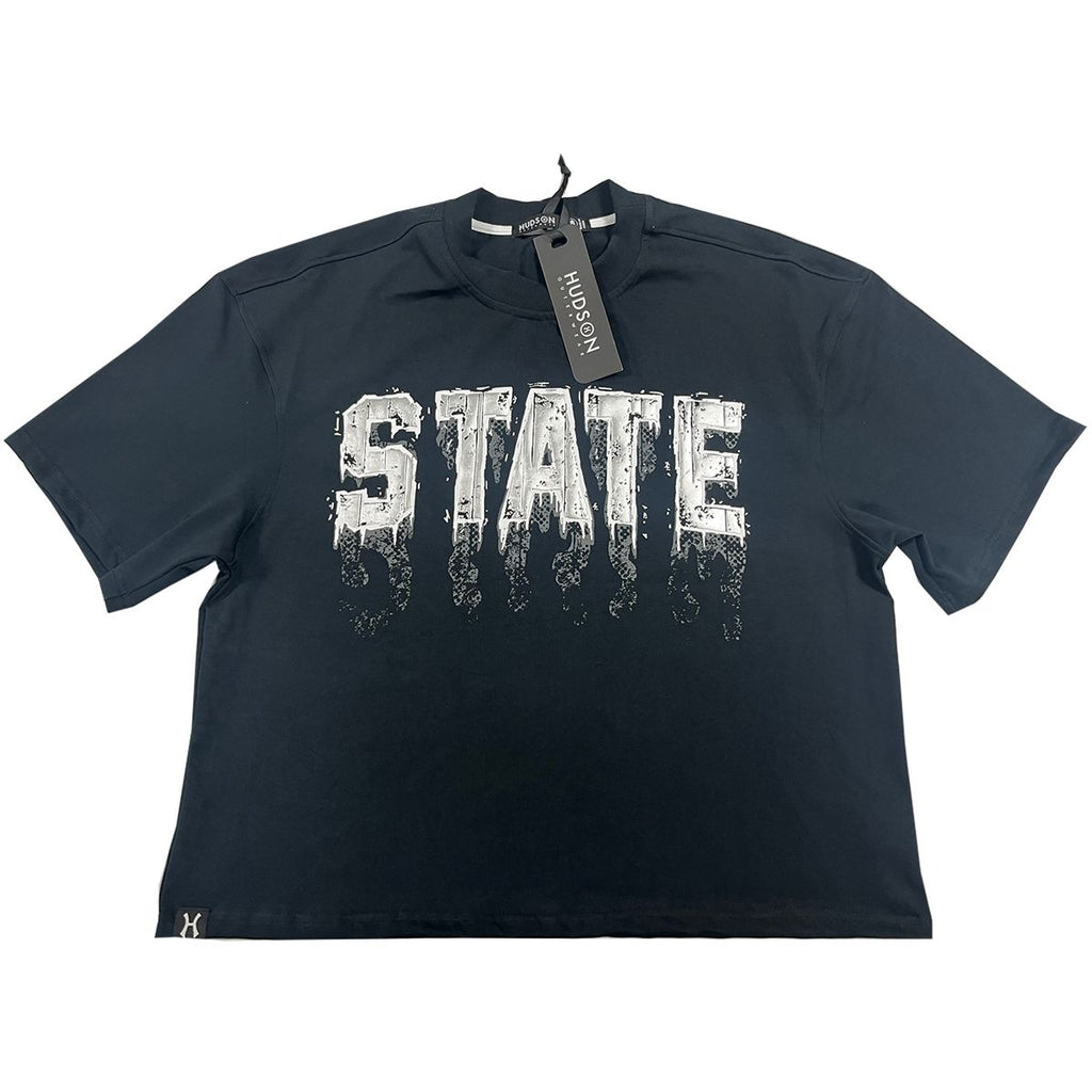 HUDSON STATE TEE 285GSM (578) BLACK