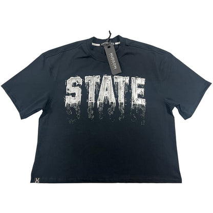 HUDSON STATE TEE 285GSM (578) BLACK