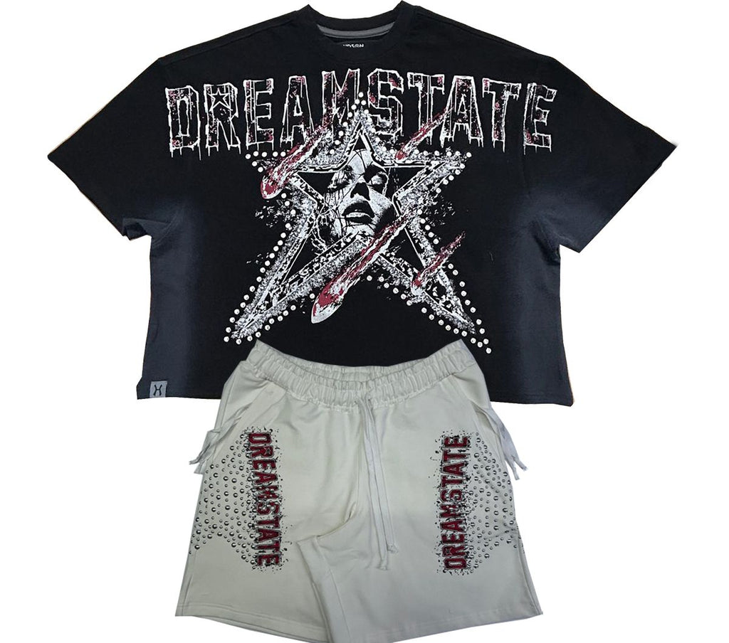 HUDSON DREAMSTATE TEE 320GSM (579) BLACK