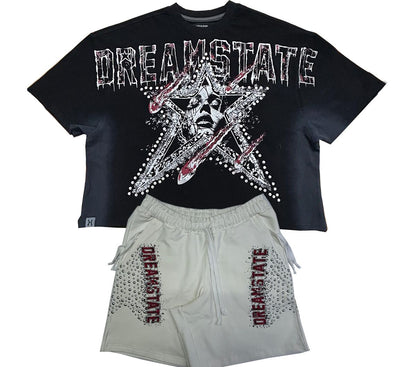 HUDSON DREAMSTATE TEE 320GSM (579) BLACK