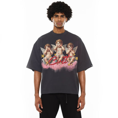 CULT OVERSIZED  "CHERUB" TEE (625B7-K29A)