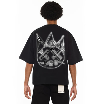 CULT OVERSIZED "INSTRUMENTS" TEE (625B7-K20A)