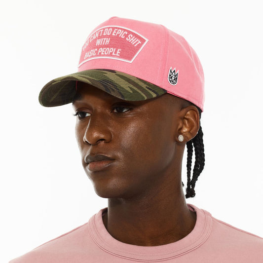 CULT LOGO MESH BACK TRUCKER HAT "CANT DO EPIC SHIT" (625BC-CH69A)