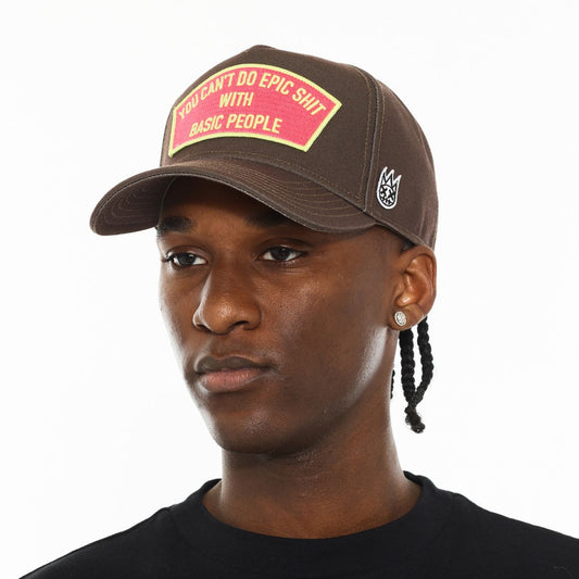 CULT LOGO MESH BACK TRUCKER HAT "CANT DO EPIC SHIT" (625BC-CH76A)