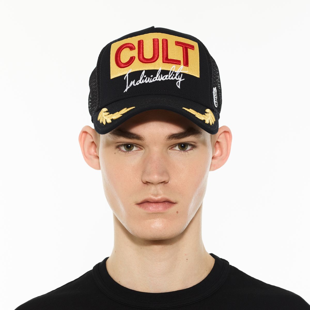 CULT LOGO MESH BACK TRUCKER HAT "CULT RACING" (625BC-CH80A)