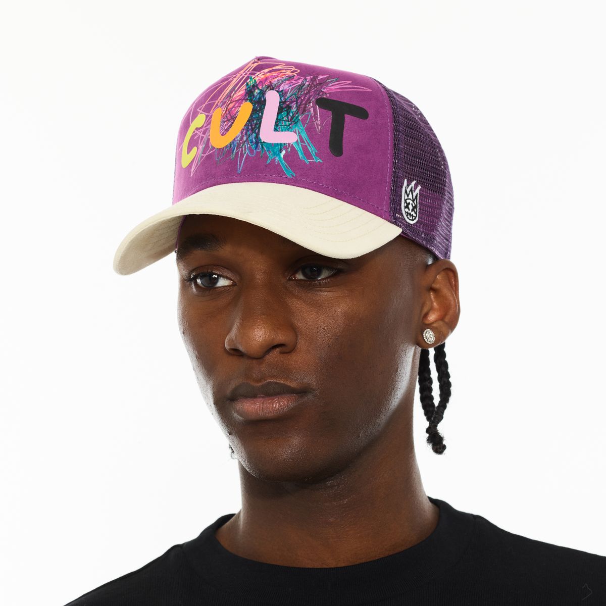 CULT LOGO MESH BACK TRUCKER HAT "CULT LOGO" (625BC-CH101A)