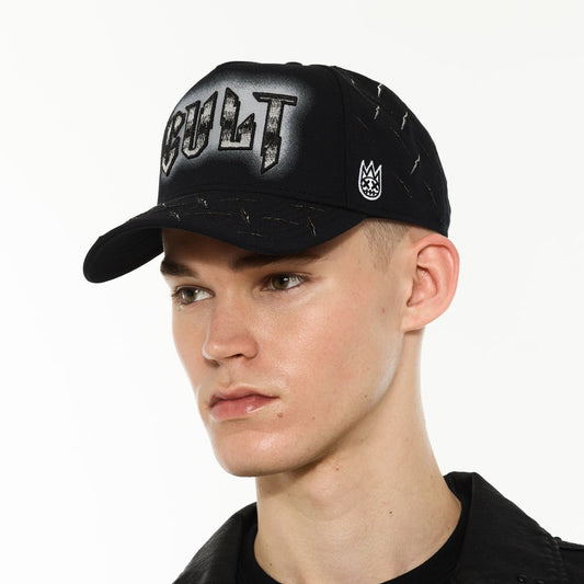 CULT LOGO MESH BACK TRUCKER HAT "INSTRUMENTS" 625BC-CH103A