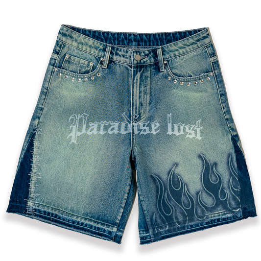 PARADISE LOST Pyro Jorts - Denim
