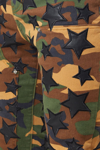 GUAPI Camo Stars Denim '482CSD'