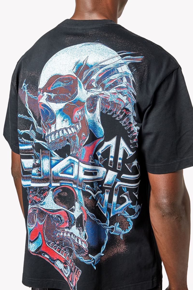 GUAPI Chrome Skull Tee  '554CST'