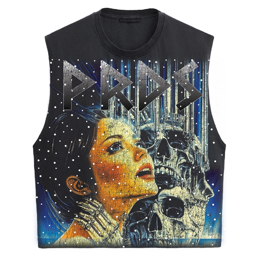 PARADISE LOST Galactic Doom Muscle Tee - Vintage Black