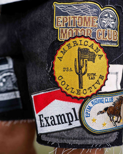 EPTM AMERICANA SHORTS (EP11840)-BLACK