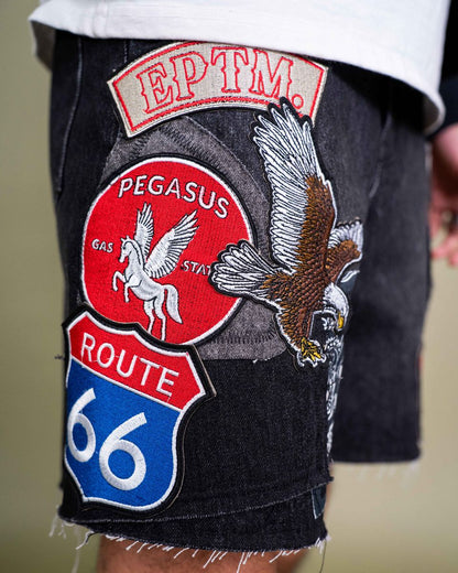 EPTM AMERICANA SHORTS (EP11840)-BLACK