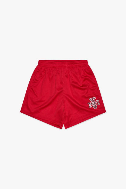 6TH NBRHD "TRY-OUTS" MESH SHORTS (RED)
