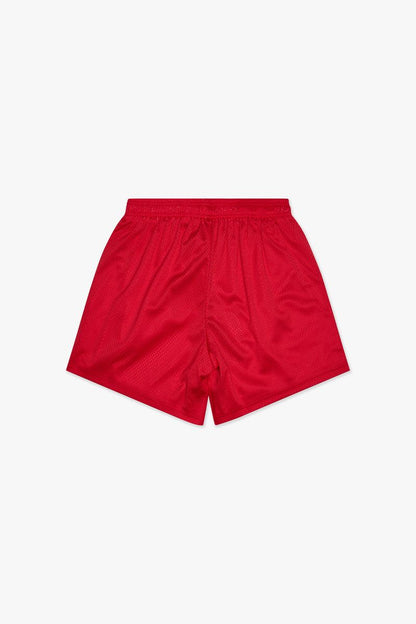 6TH NBRHD "TRY-OUTS" MESH SHORTS (RED)