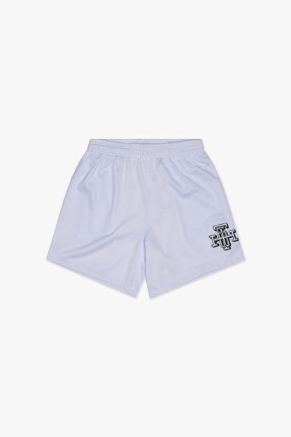 6TH NBRHD "TRY-OUTS" MESH SHORTS (WHITE)