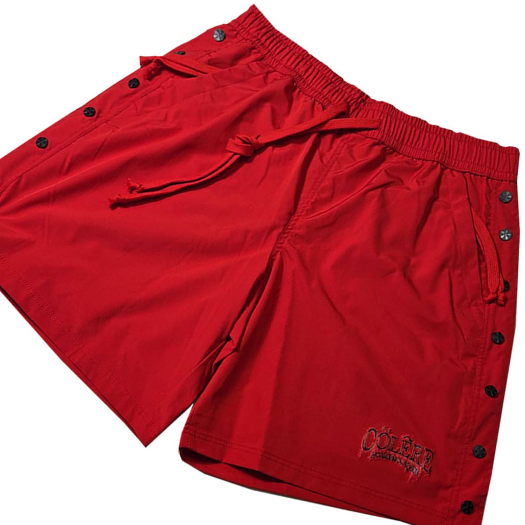 HUDSON COLERE SNAP OFF NYLON SHORT (574) RED