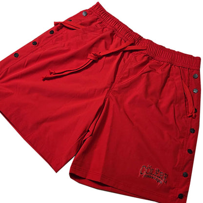 HUDSON COLERE SNAP OFF NYLON SHORT (574) RED