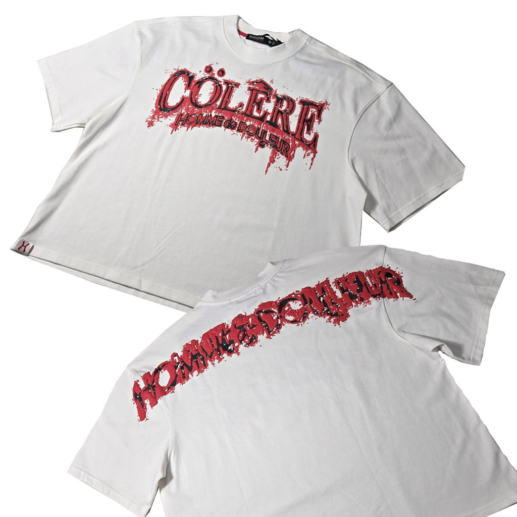 HUDSON COLERE TEE 285GSM (573)-WHITE