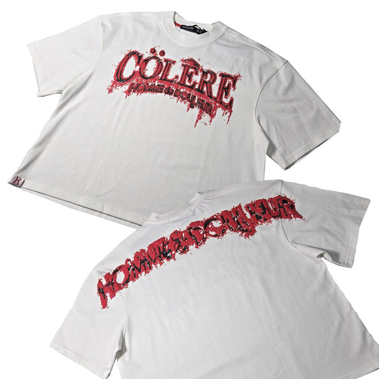 HUDSON COLERE TEE 285GSM (573)-WHITE